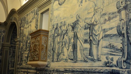 azulejo interior da nossa capela